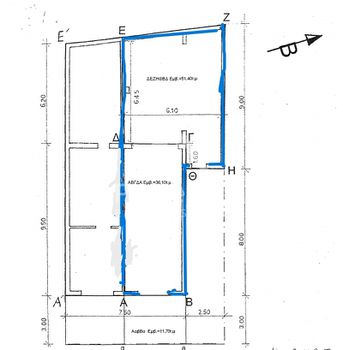 Craft space 99sqm for sale-Xirokrini