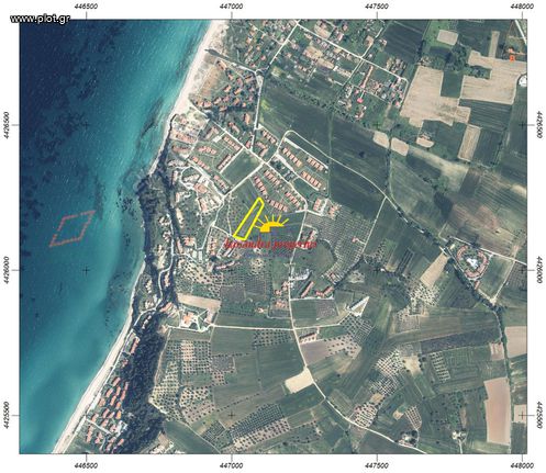 Parcel 5.145 sqm for sale, Chalkidiki, Kassandra