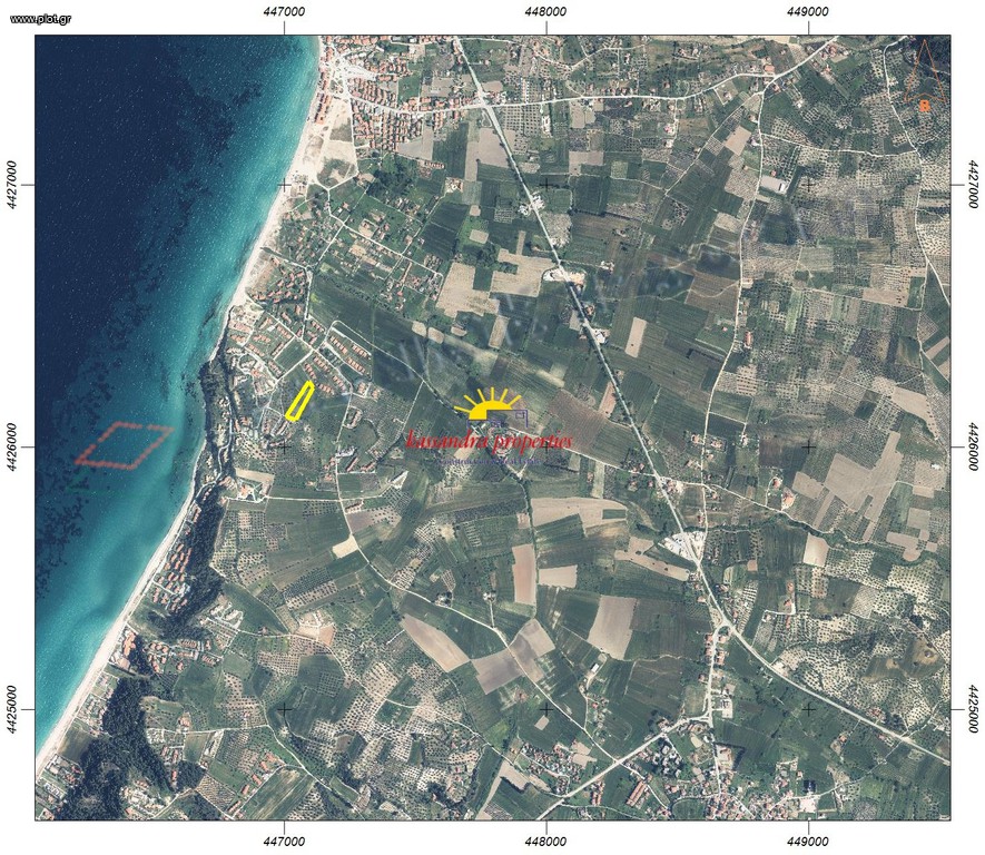 Αγροτεμάχια 5.145 τ.μ. πρός πώληση, Χαλκιδική, Κασσάνδρα