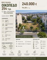 Land plot 254 sqm for sale