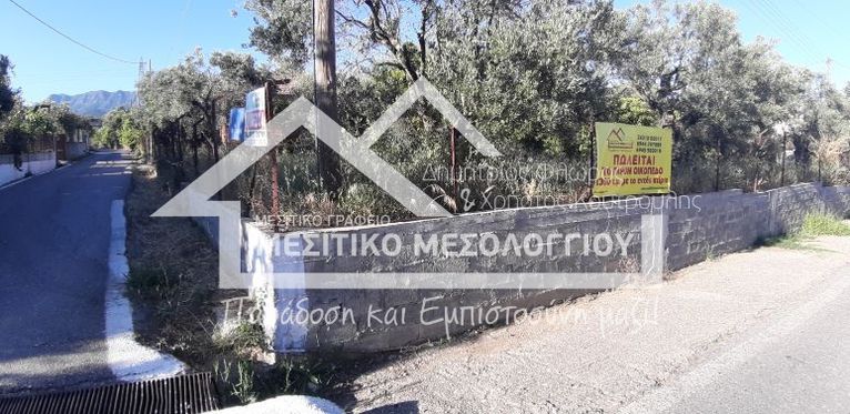 Land plot 1.300 sqm for sale, Aetolia & Acarnania, Iera Poli Messologiou