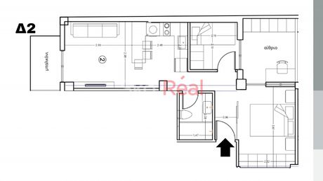 Apartment 54sqm for sale-Kato Toumpa