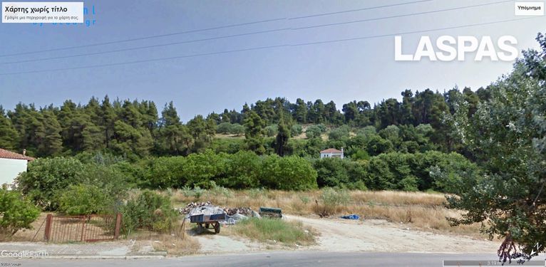 Land plot 838 sqm for sale, Chalkidiki, Kassandra