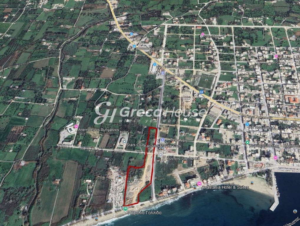 Οικόπεδο 15.222 τ.μ. πρός πώληση, Εύβοια, Κάρυστος