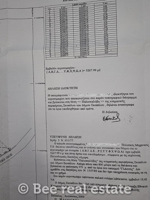 Αγροτεμάχια 5.268 τ.μ. προς πώληση, Αθέατο