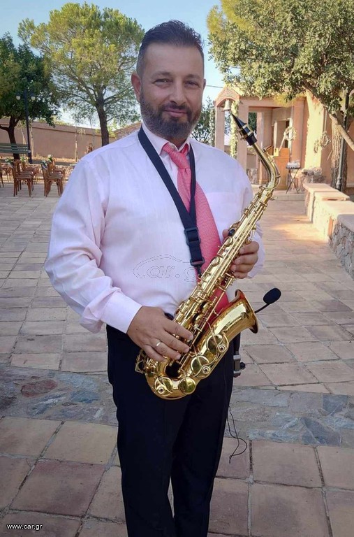 Σαξοφωνίστας γάμος δεξίωση