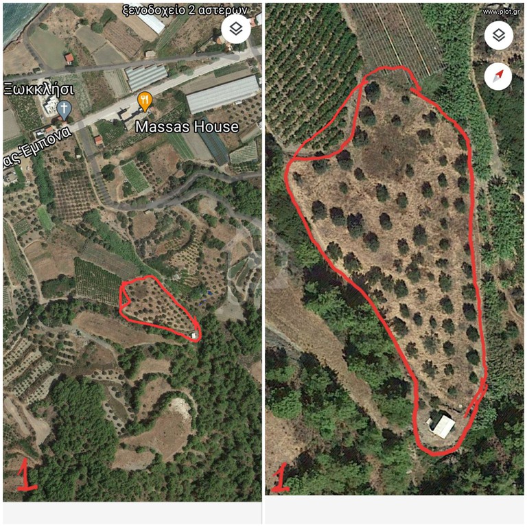 Αγροτεμάχια 2.250 τ.μ. πρός πώληση, Δωδεκάνησα, Ρόδος