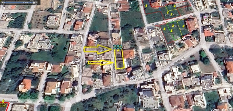 Οικόπεδο 282 τ.μ. πρός πώληση, Μαγνησία, Βόλος
