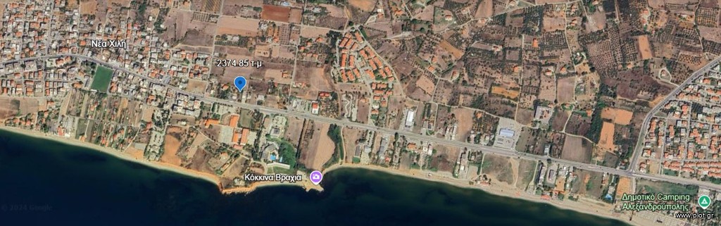 Οικόπεδο 2.374 τ.μ. πρός πώληση, Εβρος, Αλεξανδρούπολη