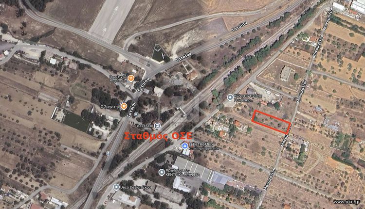Land plot 1.000 sqm for rent, Athens - West, Acharnes