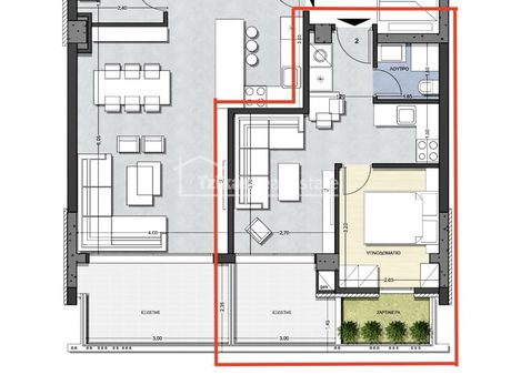 Διαμέρισμα 42τ.μ. για πώληση-Καλαμαριά » Άγιος παντελεήμων