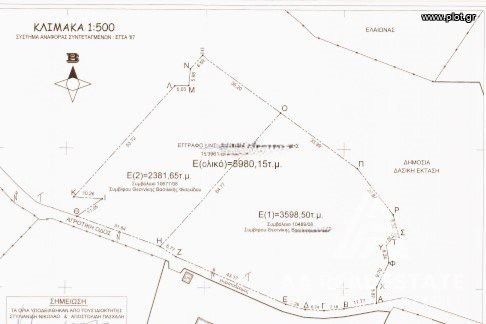 Αγροτεμάχια 5.980 τ.μ. πρός πώληση, Χαλκιδική, Σιθωνία