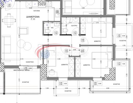 Διαμέρισμα 85τ.μ. για πώληση-Σταυρούπολη » Νικόπολη