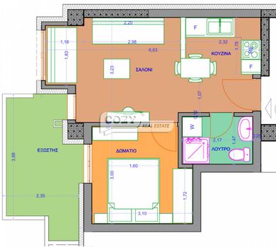 Maisonette 53 sqm for sale