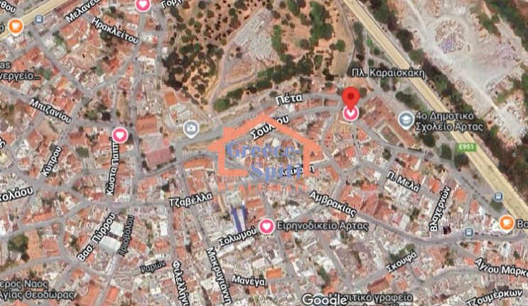 Land plot 122 sqm for sale, Arta Prefecture, Arta