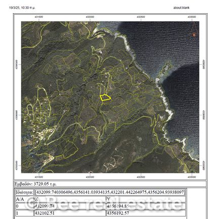 Parcel 3.729 sqm for sale, Magnesia, Afetes