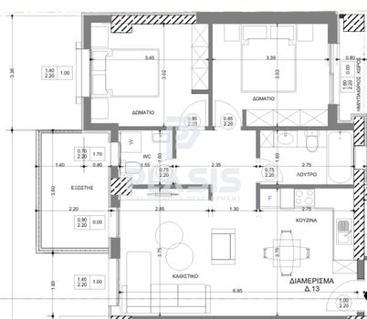 Apartment 74sqm for sale-Stavroupoli