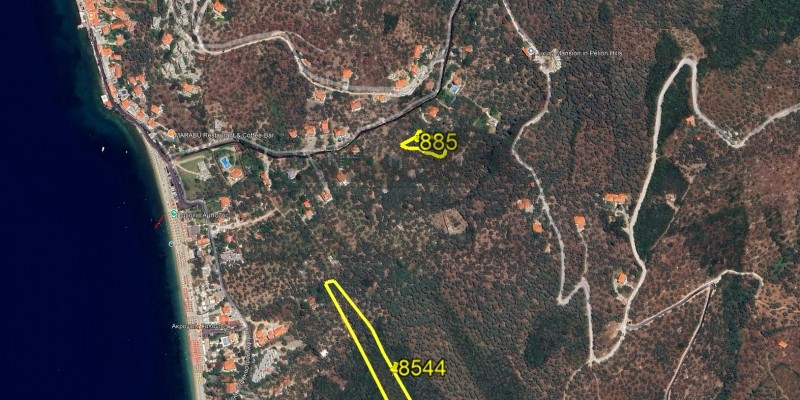 Αγροτεμάχια 885 τ.μ. πρός πώληση, Μαγνησία, Αφέτες
