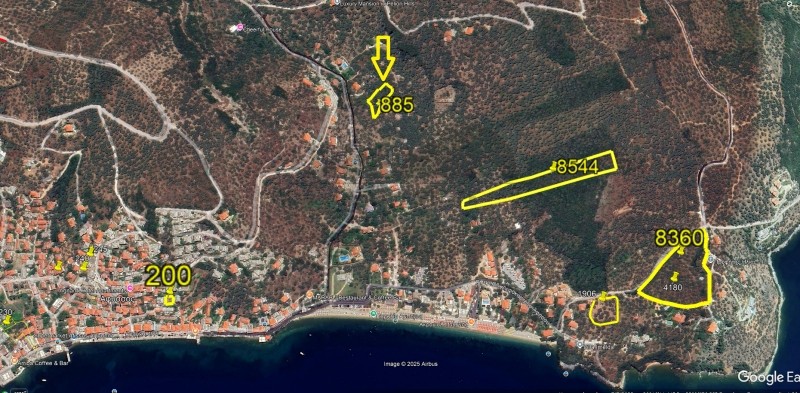 Αγροτεμάχια 885 τ.μ. πρός πώληση, Μαγνησία, Αφέτες