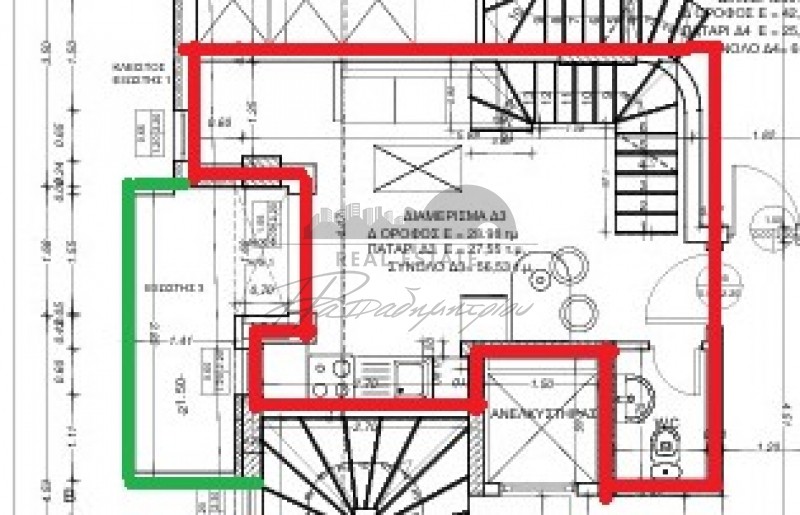 Διαμέρισμα 56 τ.μ. πρός πώληση, Μαγνησία, Βόλος