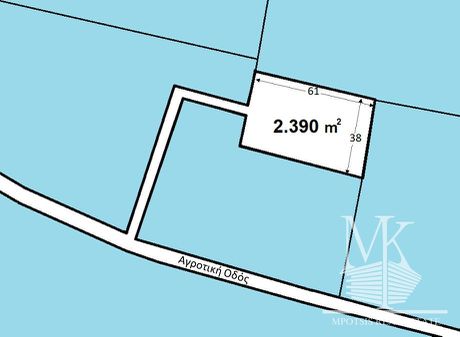Αγροτεμάχια 2.390 τ.μ. για πώληση