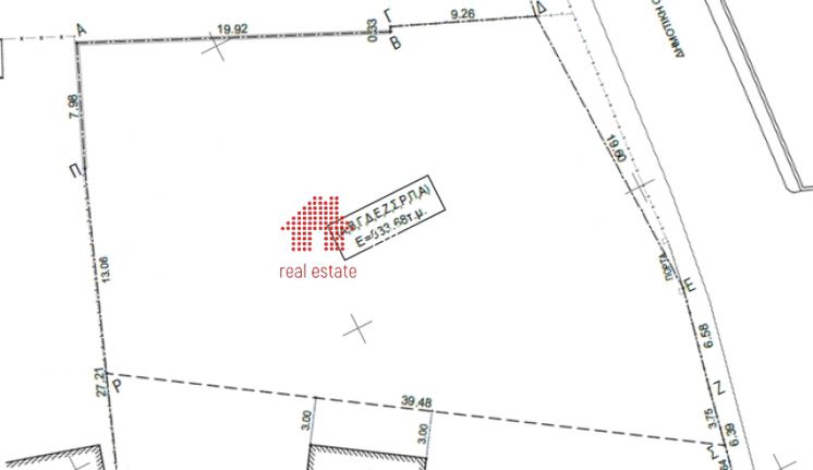 Land plot 833 sqm for sale, Chalkidiki, Moudania