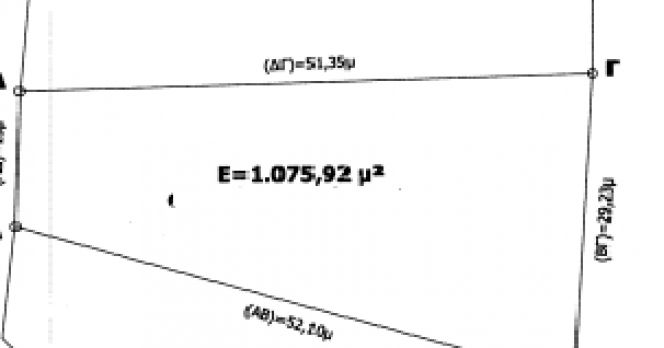 Land plot 1.075 sqm for sale, Athens - East, Marathonas