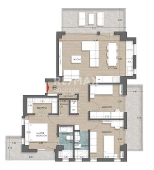 Apartment 107sqm for sale-Thermi » Center Of Thermi