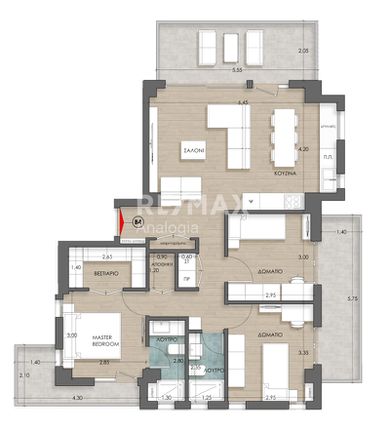 Διαμέρισμα 107 τ.μ. για πώληση, Θεσσαλονίκη - Περιφ/Κοί Δήμοι, Θέρμη