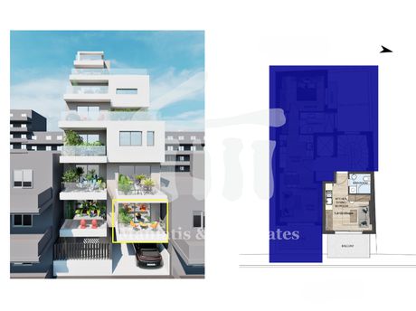 Apartment 22sqm for sale-Chatzikiriakeio