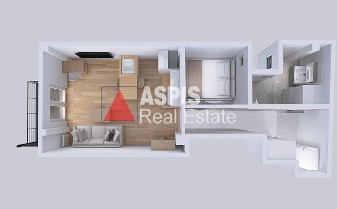 Studio 33 sqm for sale, Athens - Center, Kipseli