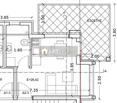 Studio / γκαρσονιέρα 40τ.μ. για πώληση-Κάτω τούμπα