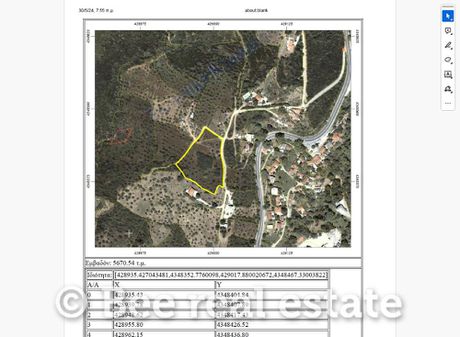 Parcel 6.334sqm for sale-Afetes » Zervochia