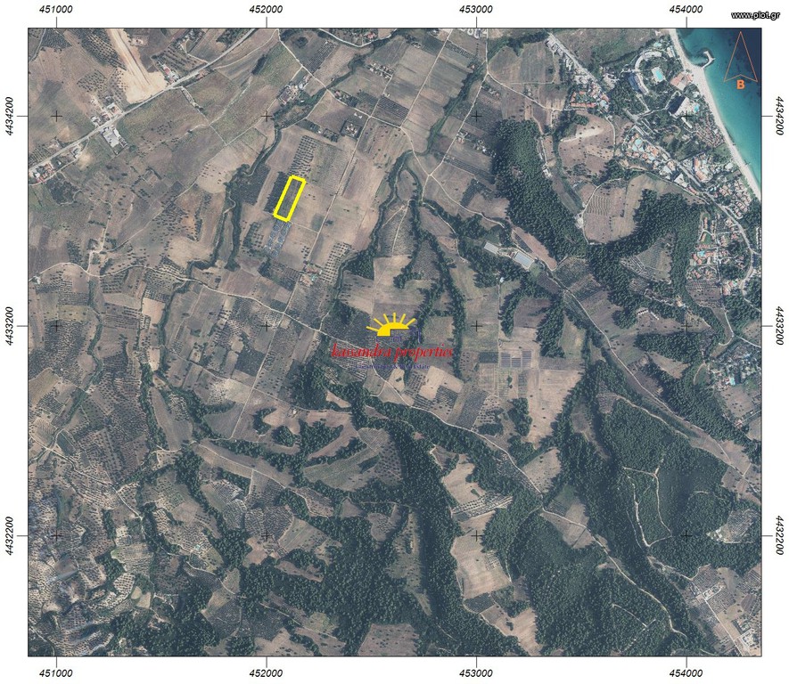 Αγροτεμάχια 13.300 τ.μ. πρός πώληση, Χαλκιδική, Κασσάνδρα