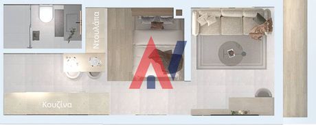 Studio 29sqm for sale-Ippokratio
