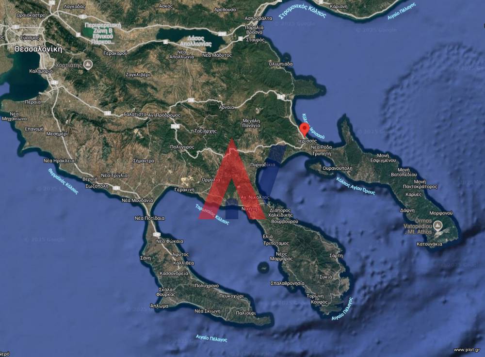 Αγροτεμάχια 4.500 τ.μ. προς πώληση, Ιερισσός