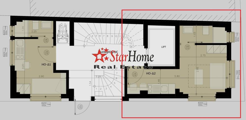 Studio / γκαρσονιέρα 29 τ.μ. προς πώληση, Παπάφη