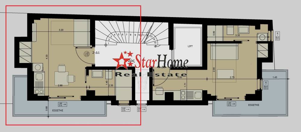 Studio / γκαρσονιέρα 35 τ.μ. προς πώληση, Παπάφη