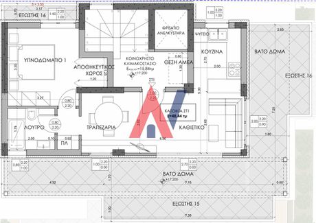Διαμέρισμα 48τ.μ. για πώληση-Καισαριανή » Άγιος νικόλαος καισαριανής