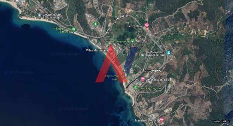 Αγροτεμάχια 1.900 τ.μ. για πώληση, Χαλκιδική, Σιθωνία