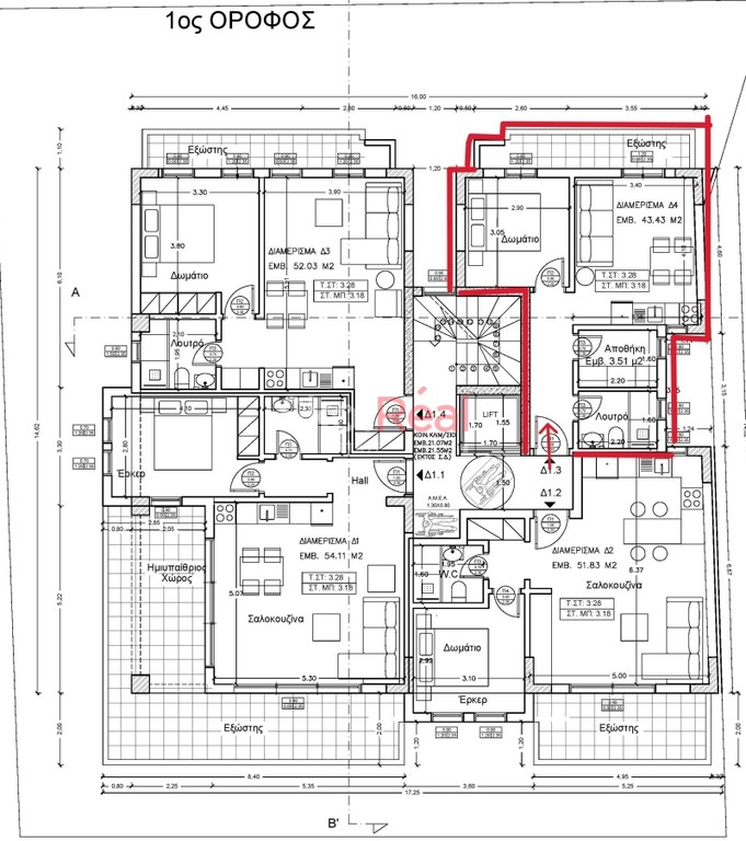 Studio / γκαρσονιέρα 51 τ.μ. προς πώληση, Άγιος Ιωάννης Καλαμαριάς