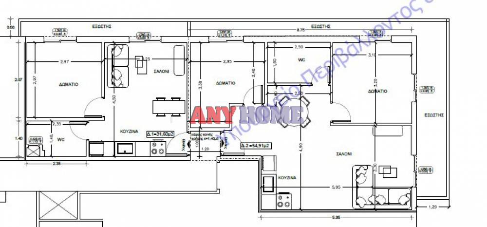 Διαμέρισμα 63 τ.μ. πρός πώληση, Θεσσαλονίκη - Κέντρο, Μπότσαρη
