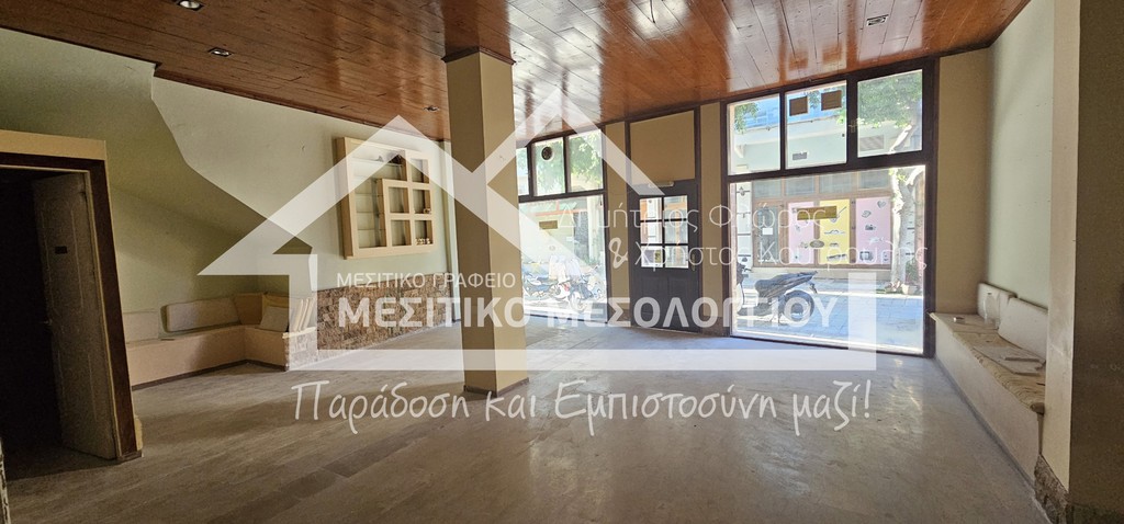 Κατάστημα 85 τ.μ. προς ενοικίαση, Μεσολόγγι