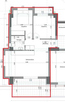 Διαμέρισμα 79 τ.μ. για πώληση, Θεσσαλονίκη - Κέντρο, Βούλγαρη - Άγιος Ελευθέριος