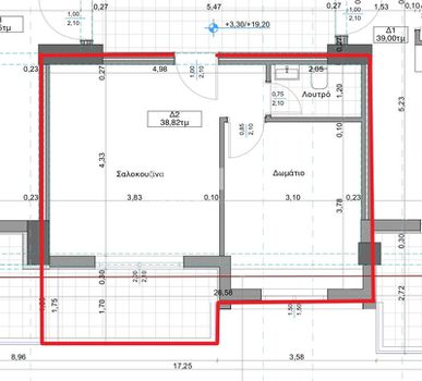 Studio / γκαρσονιέρα 50 τ.μ. για πώληση