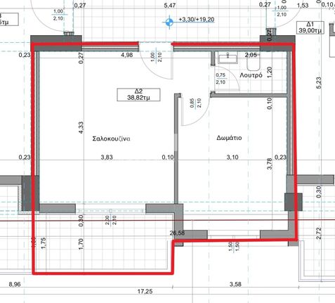 Studio / γκαρσονιέρα 50 τ.μ. για πώληση, Θεσσαλονίκη - Κέντρο, Βούλγαρη - Άγιος Ελευθέριος