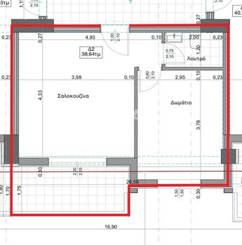 Studio / γκαρσονιέρα 50 τ.μ. για πώληση