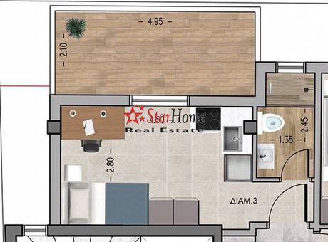 Studio 29sqm for sale-Ano Toumpa