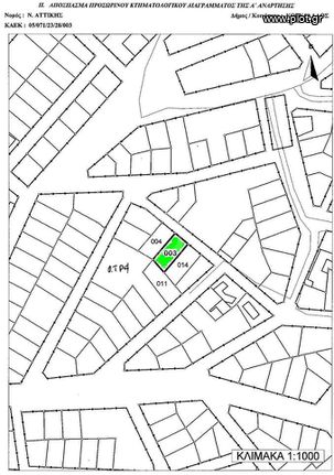 Land plot 212 sqm for sale, Piraeus Suburbs, Koridallos