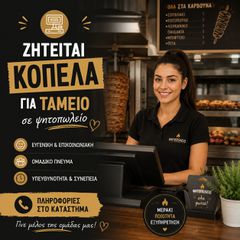 Ζητείται κοπέλα για ταμείο ψητοπωλείο Καλλιθέα